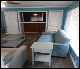 Rental House Living Room Couch