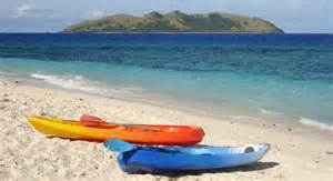 Two Kayaks on the Beach